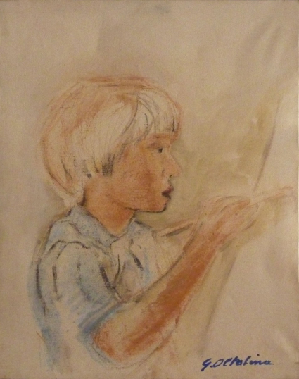 126) Il nipote Andrea 1979 50x40 olio su tela.jpg